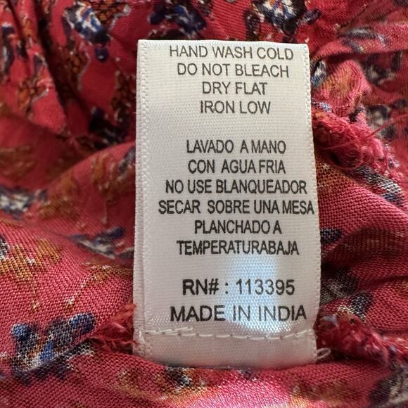 Braeve sz‎ Small Bohemian Sleeveless Dress Sundress Women’s Red - Picture 8 of 8